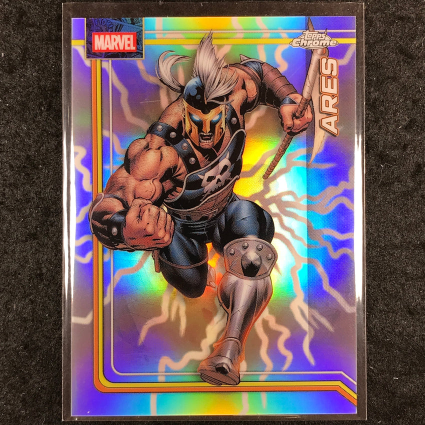 2026 Topps Chrome Marvel Comics ARES Storm's Lightning Refractor #8
