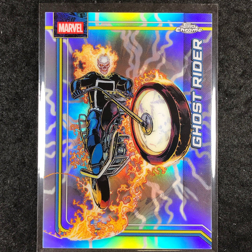 2026 Topps Chrome Marvel Comics GHOST RIDER Storm's Lightning Refractor #41