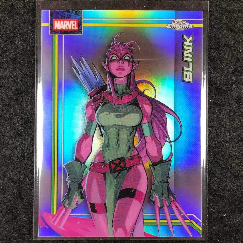 2026 Topps Chrome Marvel Comics BLINK Base Refractor #18