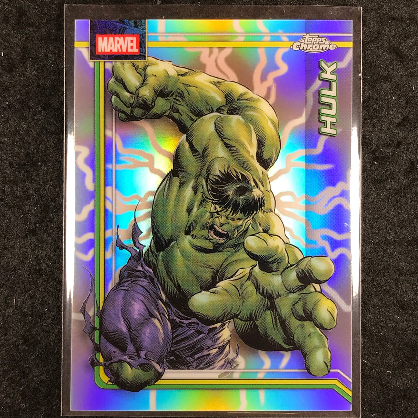 2026 Topps Chrome Marvel Comics HULK Storm's Lightning Refractor #50