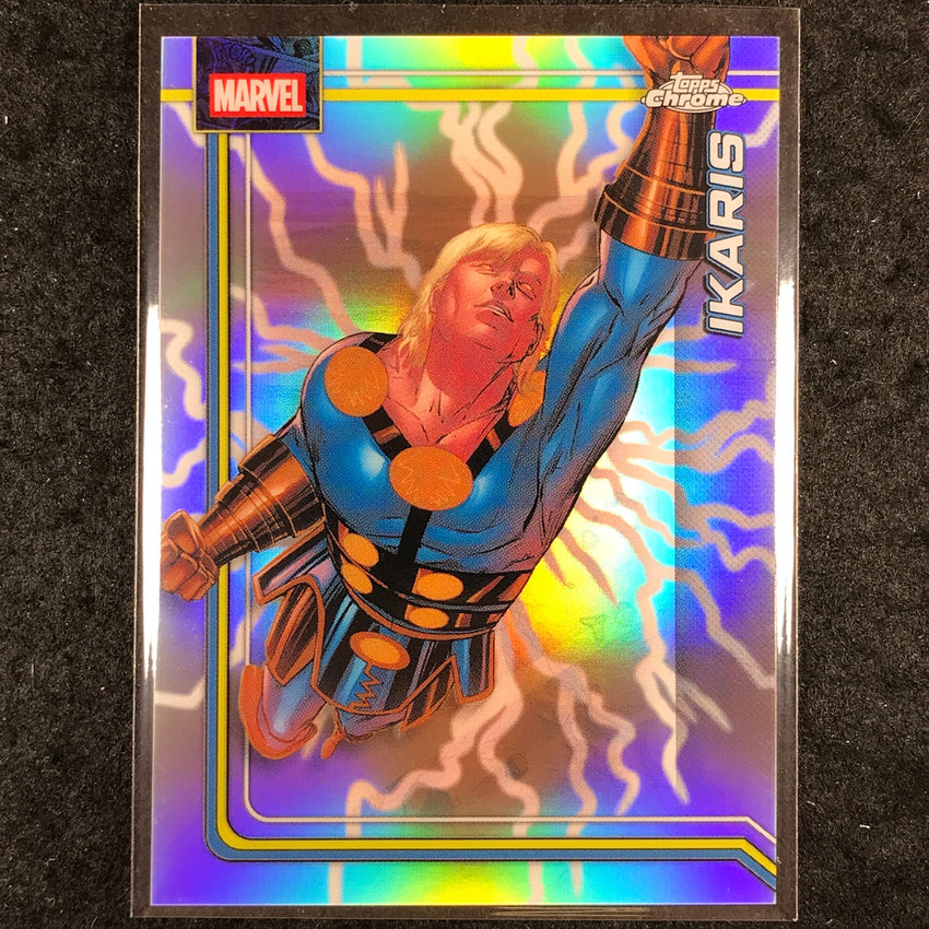 2026 Topps Chrome Marvel Comics IKARIS Storm's Lightning Refractor #53