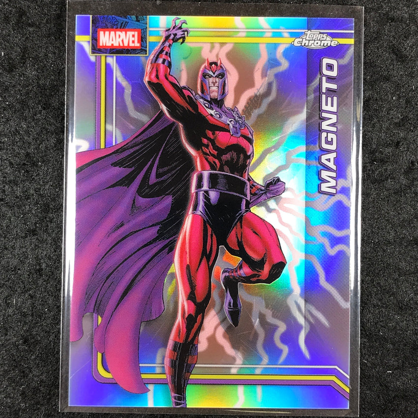 2026 Topps Chrome Marvel Comics MAGNETO Storm's Lightning Refractor #74