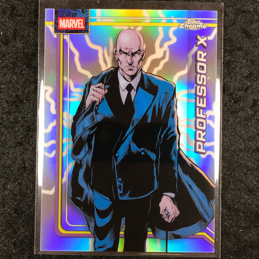2026 Topps Chrome Marvel Comics PROFESSOR X Storm's Lightning Refractor #91