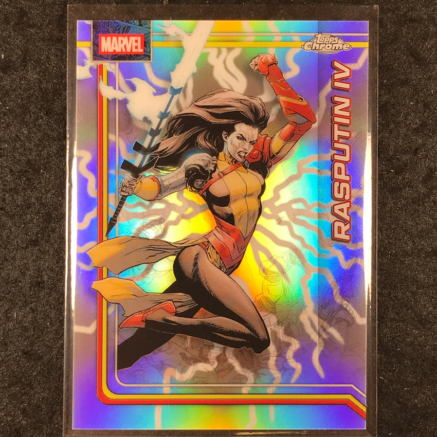 2026 Topps Chrome Marvel Comics RASPUTIN IV Storm's Lightning Refractor #94
