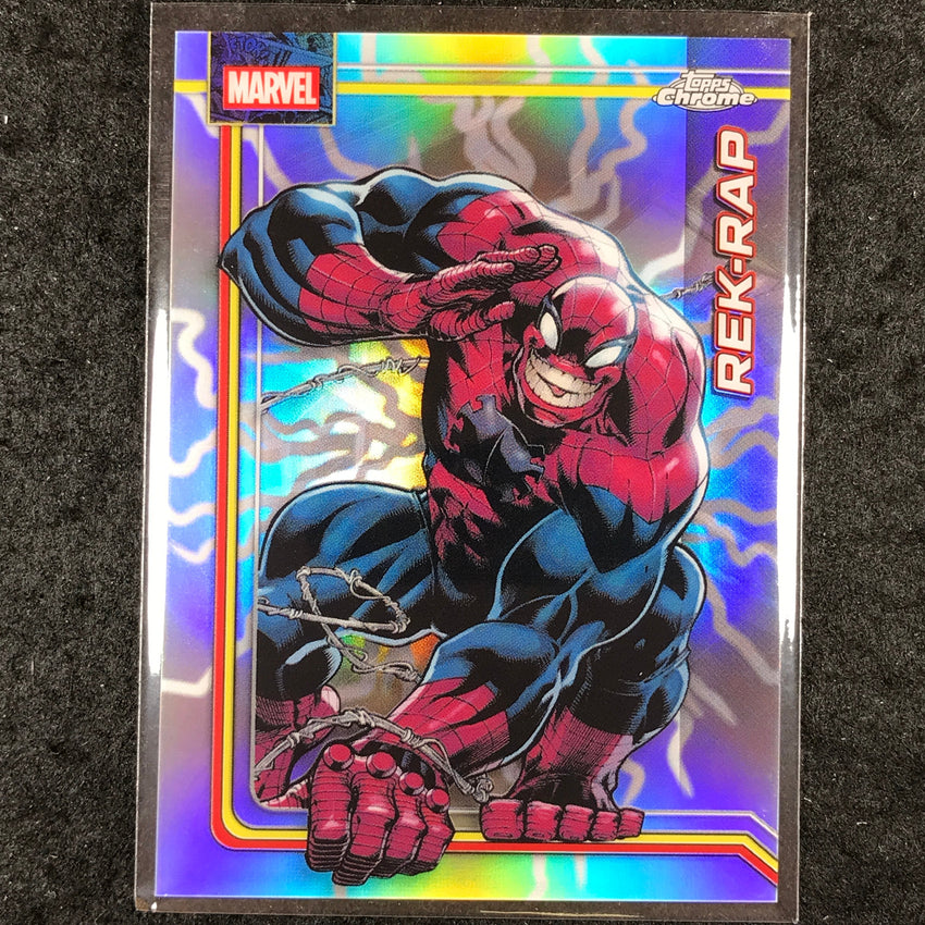 2026 Topps Chrome Marvel Comics REK-RAP Storm's Lightning Refractor #95