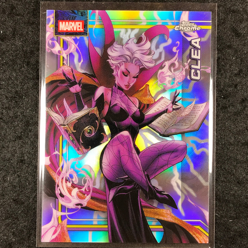 2026 Topps Chrome Marvel Comics CLEA Storm's Lightning Refractor #107