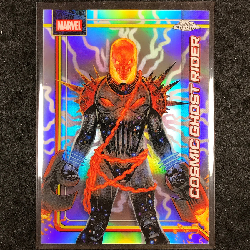 2026 Topps Chrome Marvel Comics COSMIC GHOST RIDER Lightning Refractor #108