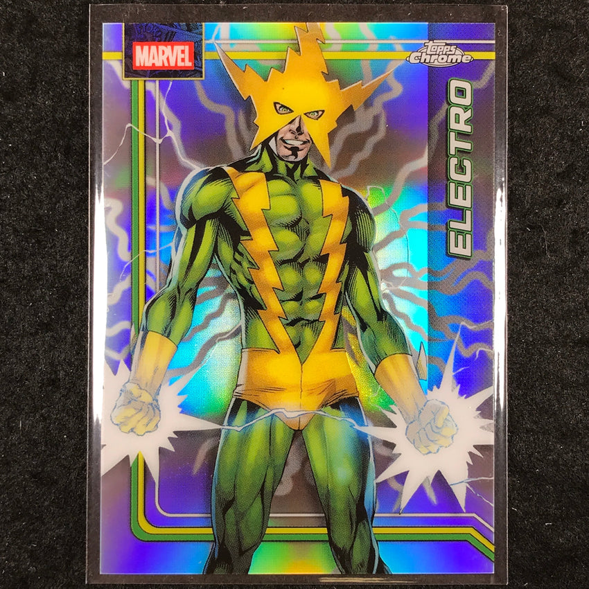 2026 Topps Chrome Marvel Comics ELECTRO Storm's Lightning Refractor #115