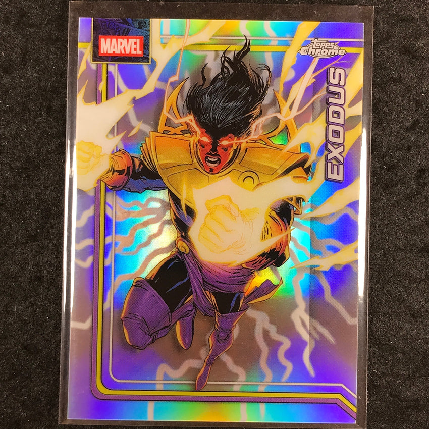 2026 Topps Chrome Marvel Comics EXODUS Storm's Lightning Refractor #118