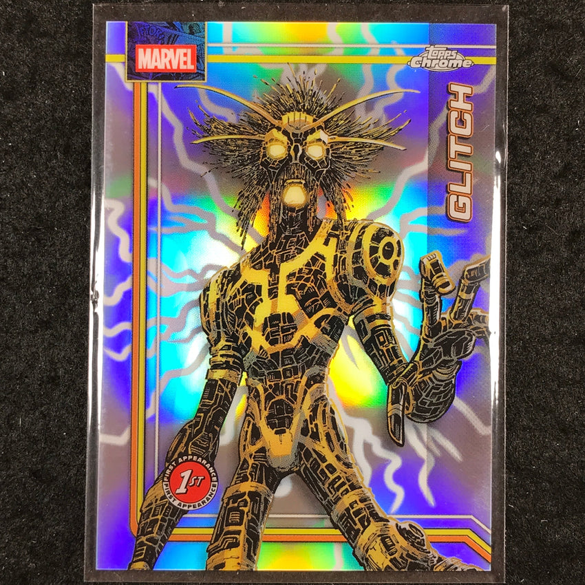 2026 Topps Chrome Marvel Comics GLITCH Debut Storm's Lightning Refractor #119