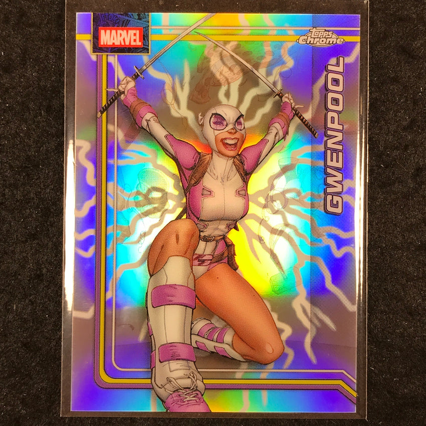 2026 Topps Chrome Marvel Comics GWENPOOL Storm's Lightning Refractor #121