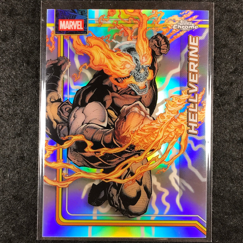 2026 Topps Chrome Marvel Comics HELLVERINE Storm's Lightning Refractor #125