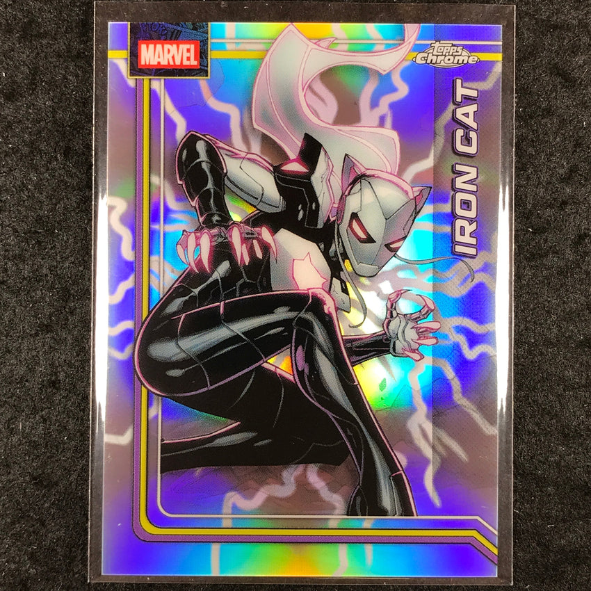 2026 Topps Chrome Marvel Comics IRON CAT Storm's Lightning Refractor #127