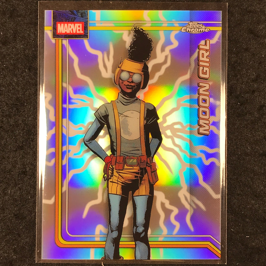 2026 Topps Chrome Marvel Comics MOON GIRL Storm's Lightning Refractor #138