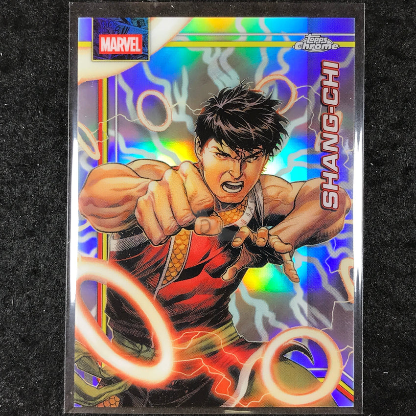 2026 Topps Chrome Marvel Comics SHANG-CHI Storm's Lightning Refractor #150
