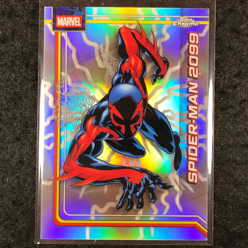 2026 Topps Chrome Marvel Comics SPIDER-MAN 2099 Storm's Lightning Refractor #164