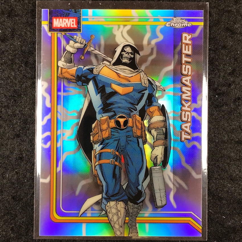 2026 Topps Chrome Marvel Comics TASKMASTER Storm's Lightning Refractor #173