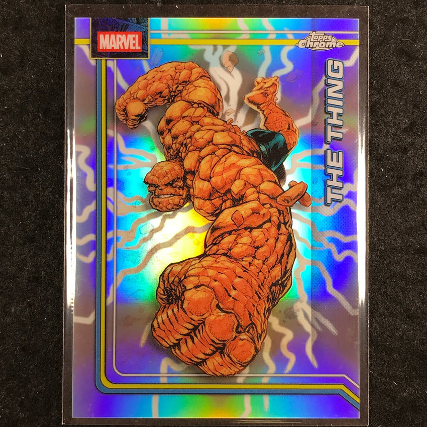2026 Topps Chrome Marvel Comics THE THING Storm's Lightning Refractor #175