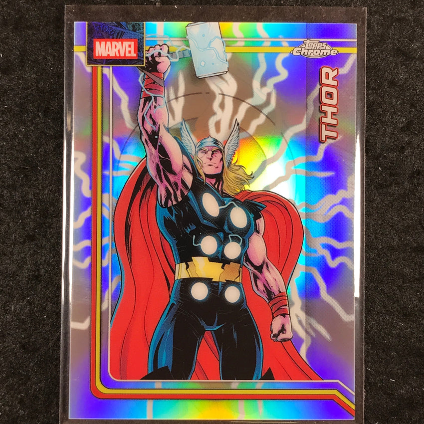 2026 Topps Chrome Marvel Comics THOR Storm's Lightning Refractor #177