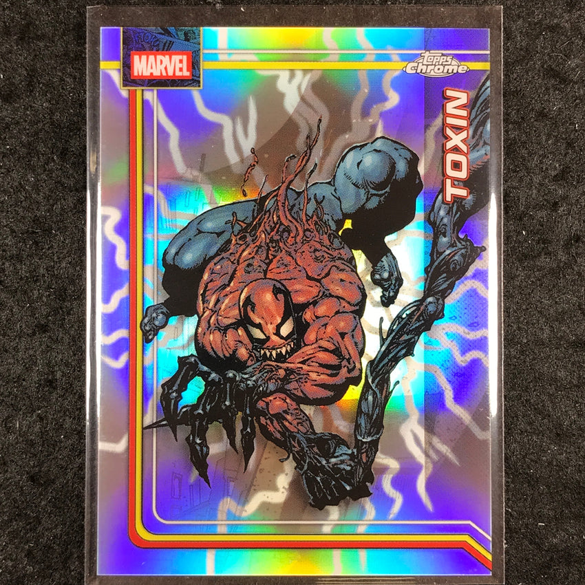 2026 Topps Chrome Marvel Comics TOXIN Storm's Lightning Refractor #181