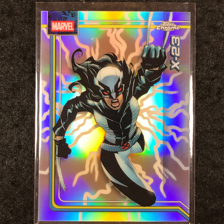2026 Topps Chrome Marvel Comics X-23 Storm's Lightning Refractor #200
