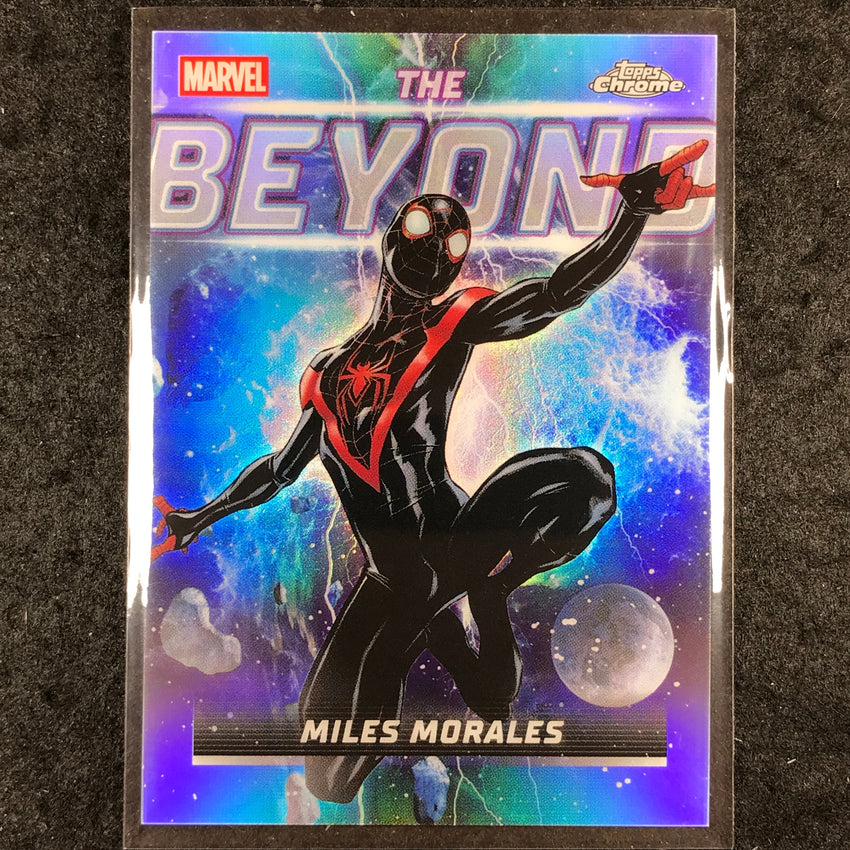 2026 Topps Chrome Marvel Comics MILES MORALES The Beyond #5