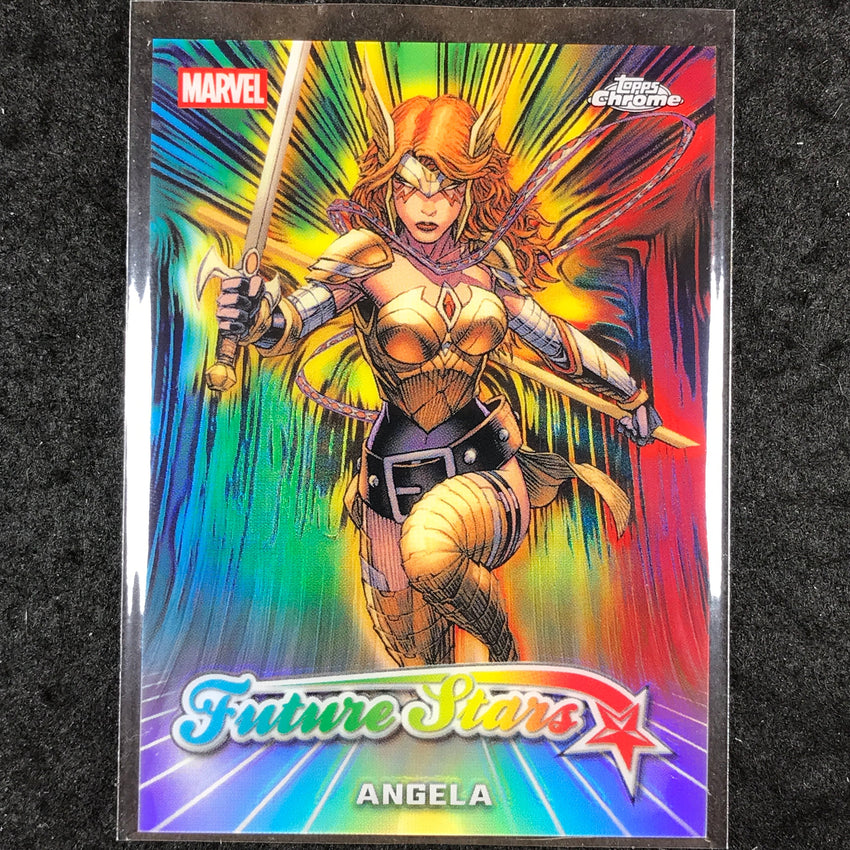 2026 Topps Chrome Marvel Comics ANGELA Future Stars #FS-01