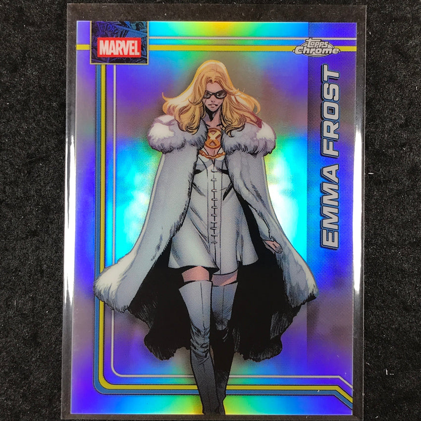 2026 Topps Chrome Marvel Comics EMMA FROST Base Refractor #34