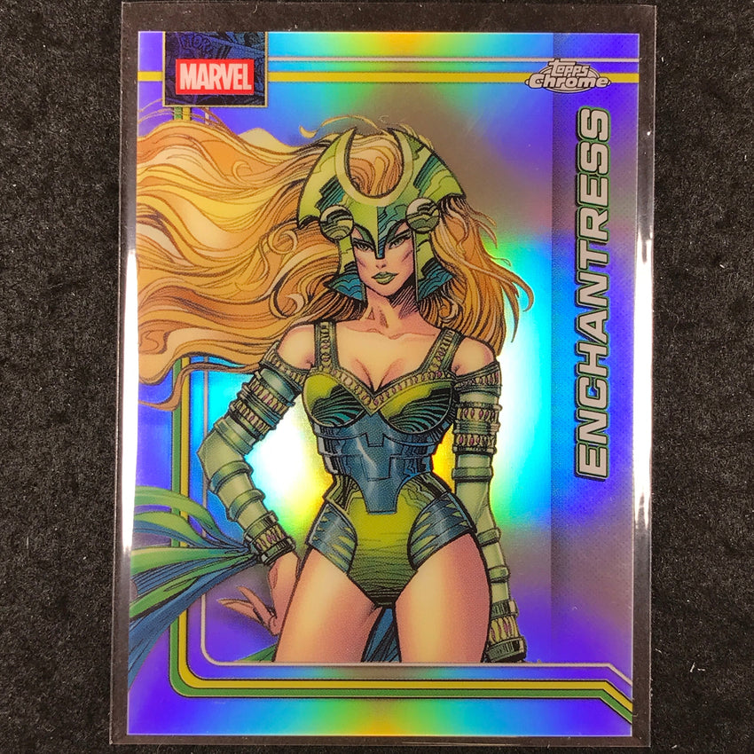 2026 Topps Chrome Marvel Comics ENCHANTRESS Base Refractor #35