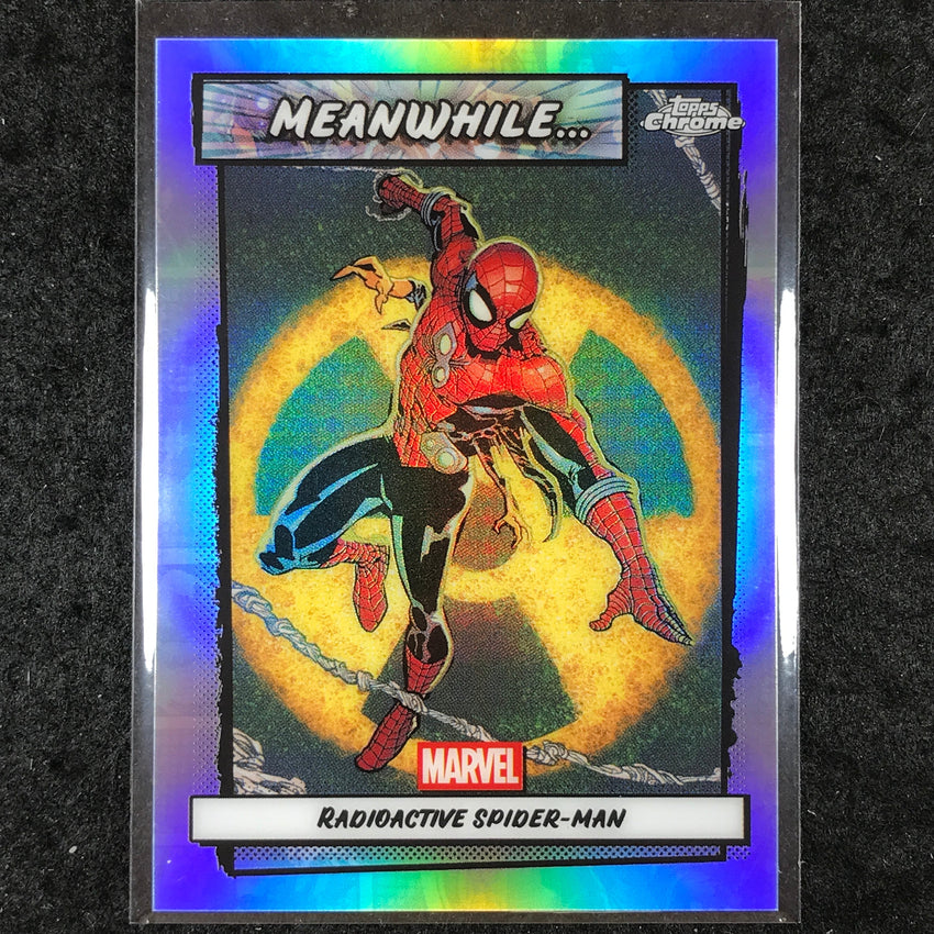 2026 Topps Chrome Marvel Comics RADIOACTIVE SPIDER-MAN Meanwhile#MW-02