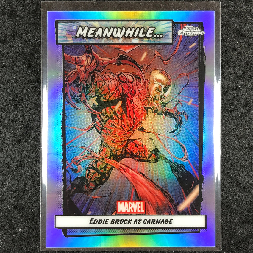 2026 Topps Chrome Marvel Comics EDDIE BROCK AS CARNAGE Meanwhile#MW-03