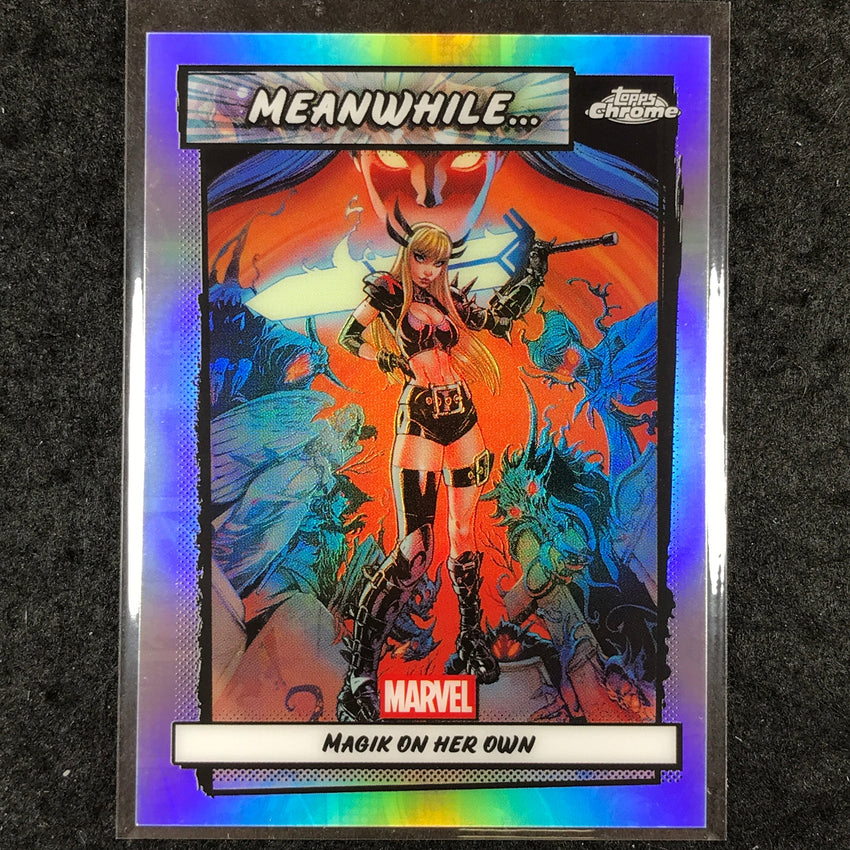2026 Topps Chrome Marvel Comics MAGIK ON HER OWN Meanwhile#MW-06