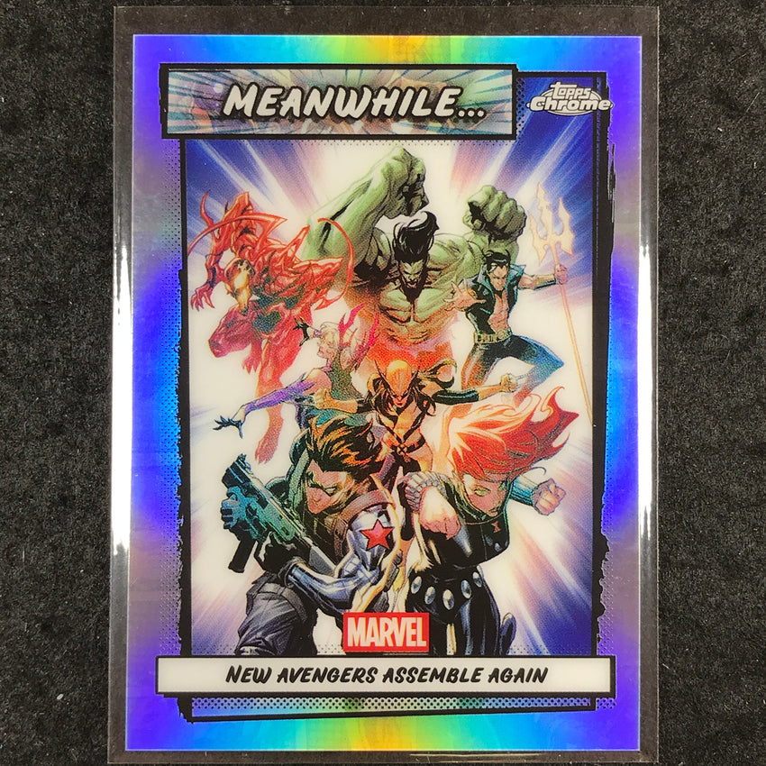 2026 Topps Chrome Marvel Comics NEW AVENGERS ASSEMBLE AGAIN Meanwhile#MW-07
