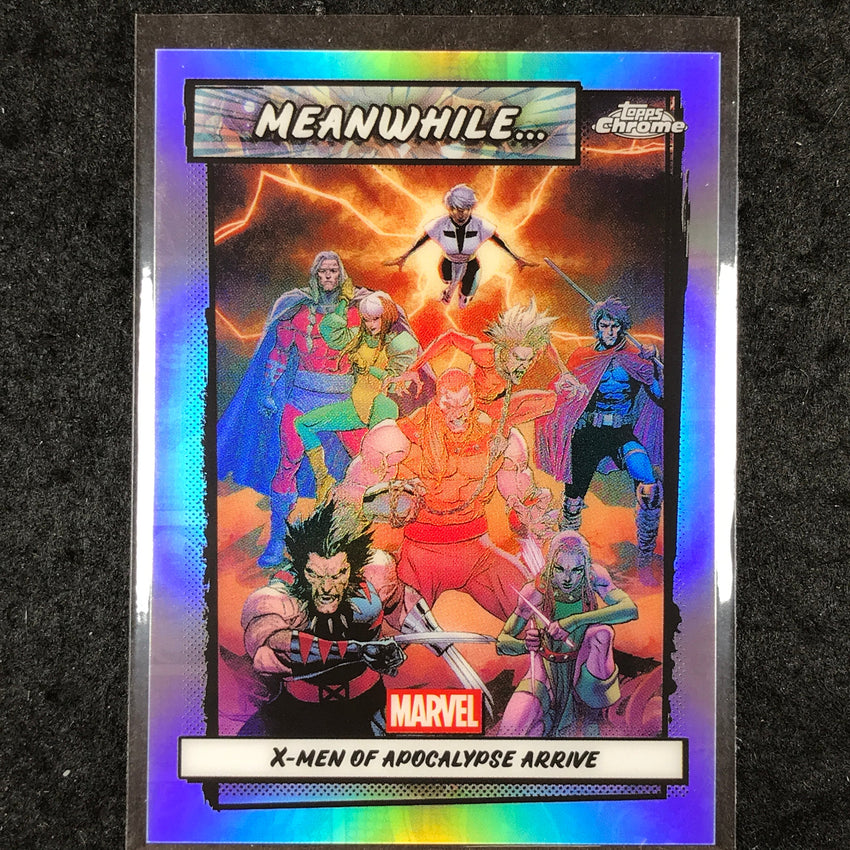2026 Topps Chrome Marvel Comics X-MEN OF APOCALYPSE ARRIVE Meanwhile#MW-10