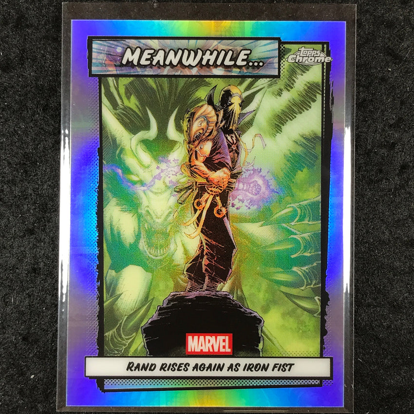 2026 Topps Chrome Marvel Comics RAND RISES AGAIN AS IRON FIST Meanwhile#MW-13