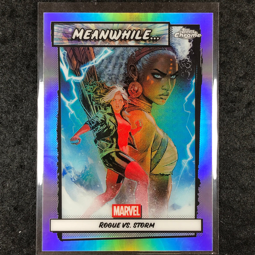2026 Topps Chrome Marvel Comics ROGUE VS. STORM Meanwhile#MW-15
