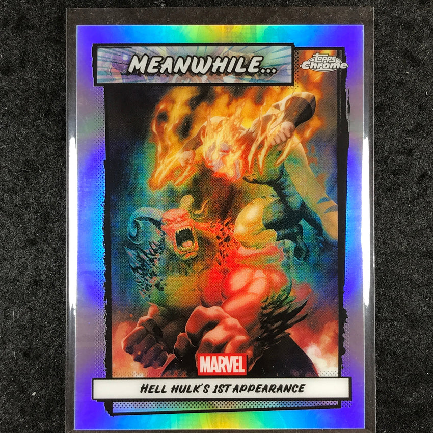 2026 Topps Chrome Marvel Comics HELL HULK'S 1ST APPEARANCE Meanwhile#MW-17