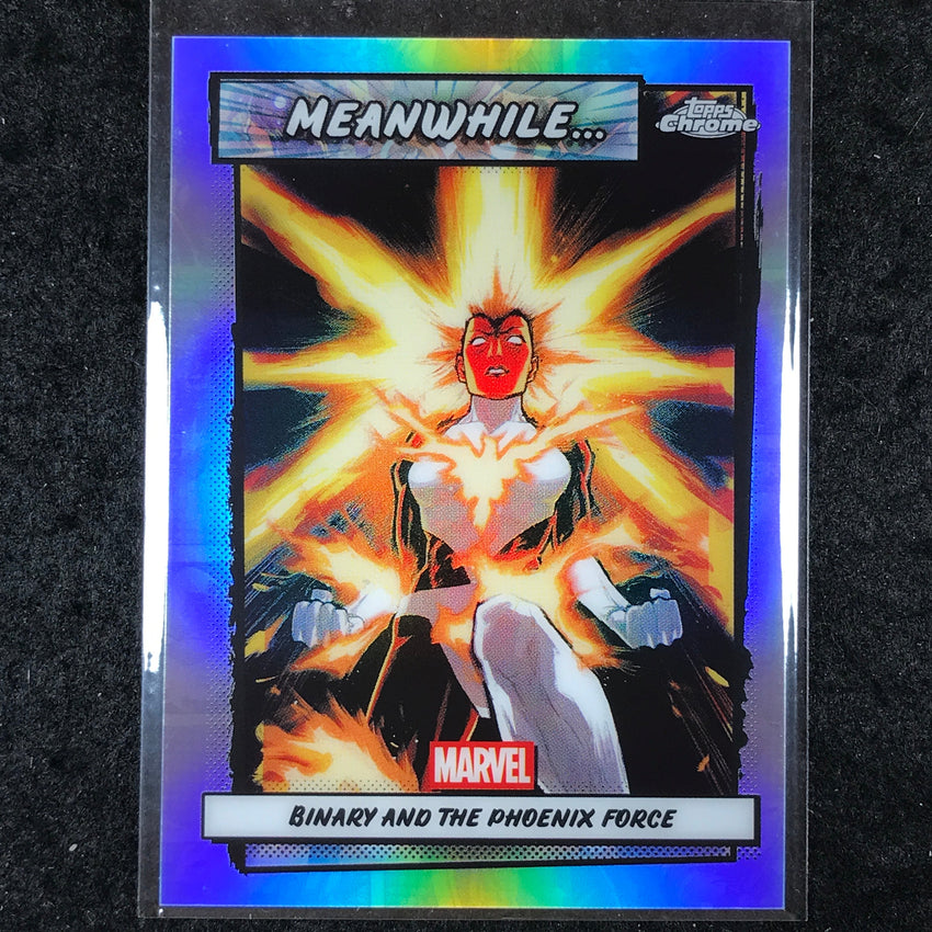 2026 Topps Chrome Marvel Comics BINARY AND THE PHOENIX FORCE Meanwhile#MW-19