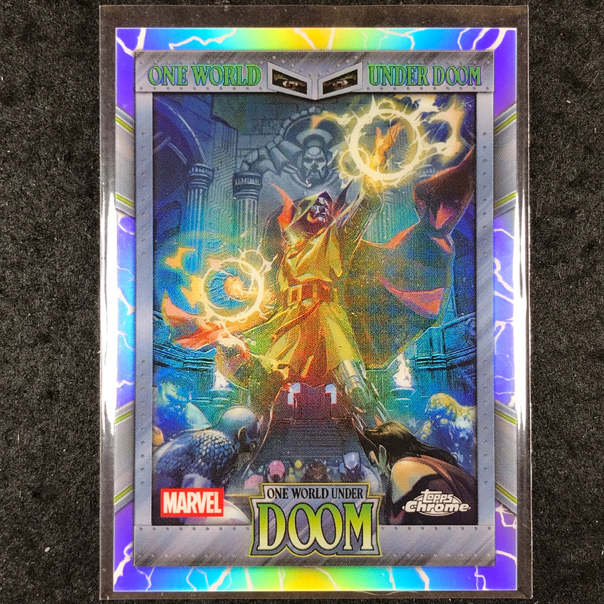 2026 Topps Chrome Marvel Comics ONE WORLD UNDER DOOM #OW-01