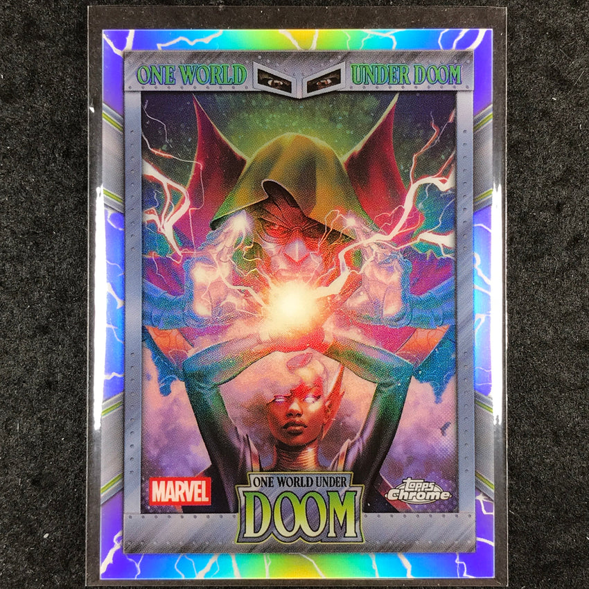 2026 Topps Chrome Marvel Comics ONE WORLD UNDER DOOM #OW-04