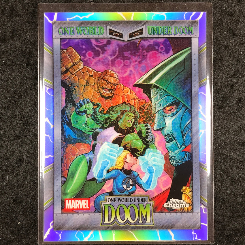 2026 Topps Chrome Marvel Comics ONE WORLD UNDER DOOM #OW-05
