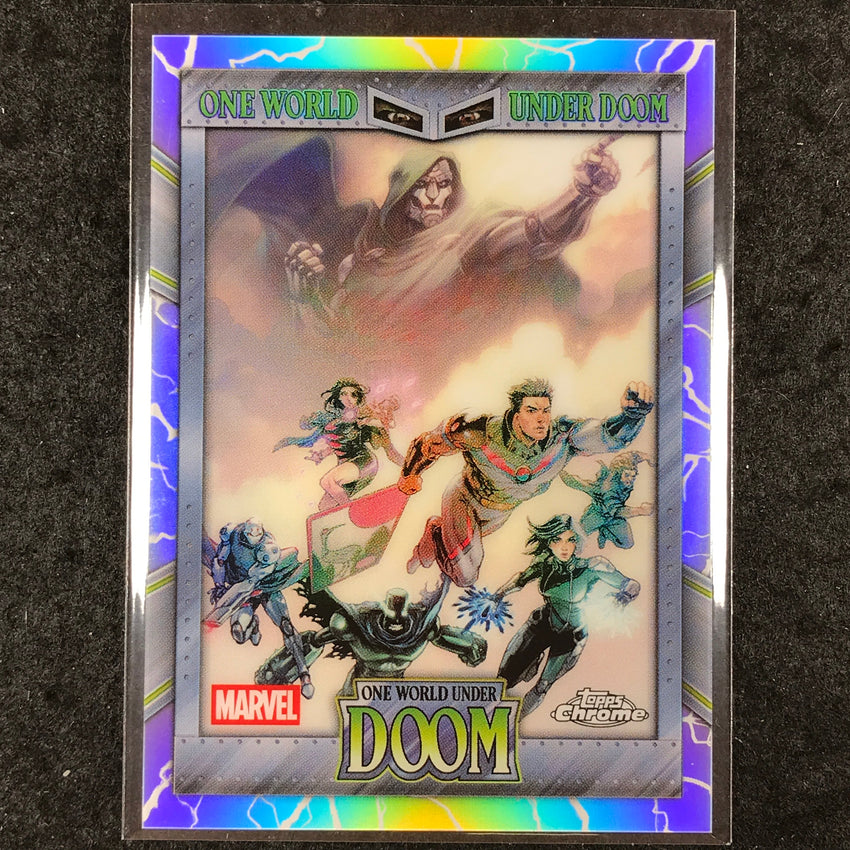 2026 Topps Chrome Marvel Comics ONE WORLD UNDER DOOM #OW-12