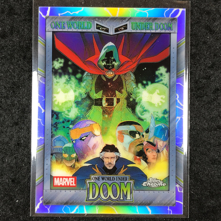 2026 Topps Chrome Marvel Comics ONE WORLD UNDER DOOM #OW-18