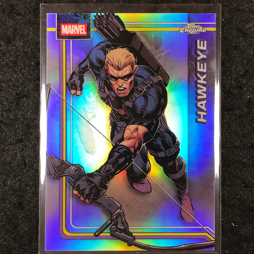 2026 Topps Chrome Marvel Comics HAWKEYE Base Refractor #47