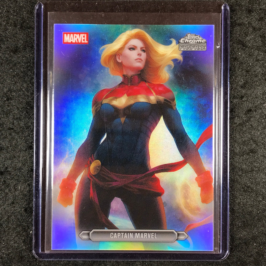 2026 Topps Chrome Marvel Comics CAPTAIN MARVEL Fanfare #FF-07