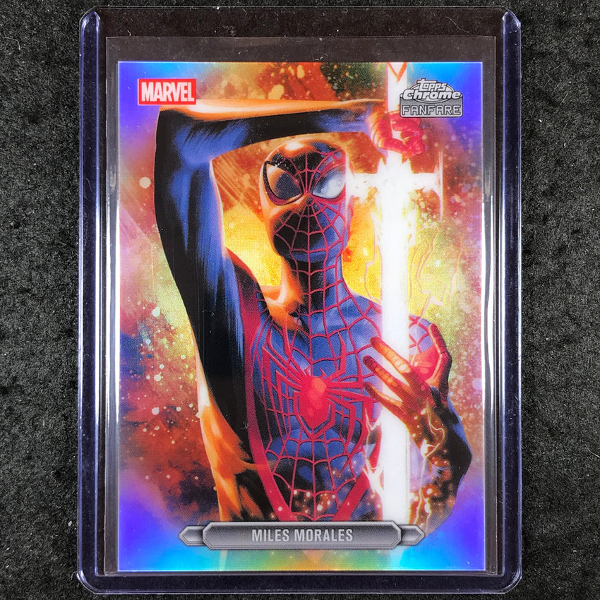2026 Topps Chrome Marvel Comics MILES MORALES Fanfare #FF-29