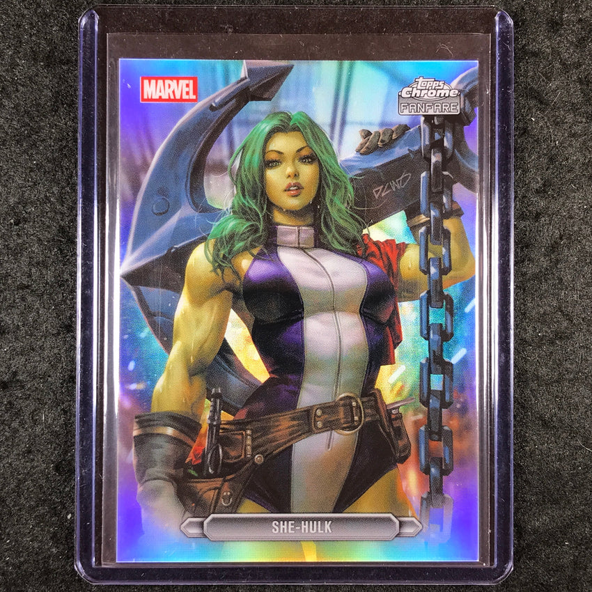 2026 Topps Chrome Marvel Comics SHE-HULK Fanfare #FF-37