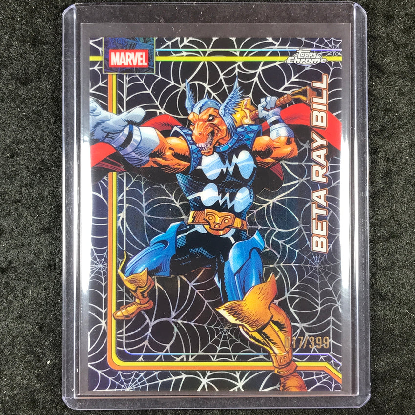 2026 Topps Chrome Marvel Comics BETA RAY BILL Spider-Web Refractor 17/399 #11