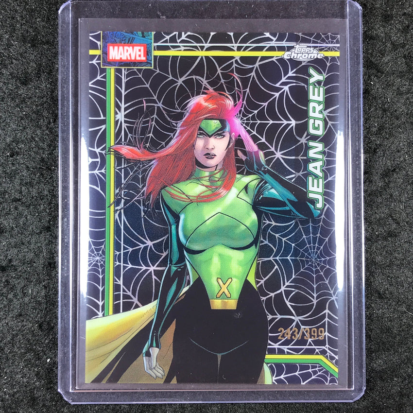 2026 Topps Chrome Marvel Comics JEAN GREY Spider-Web Refractor 243/399 #59