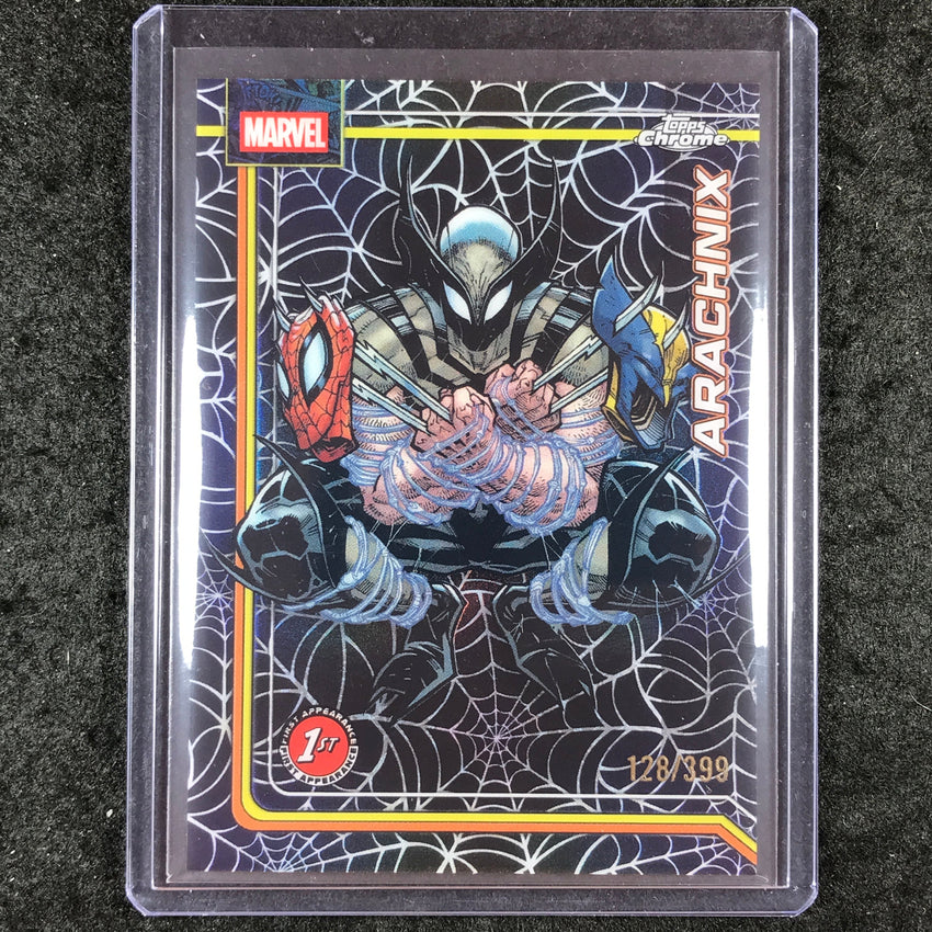 2026 Topps Chrome Marvel Comics ARACHNIX Debut Spider-Web Refractor 128/399 #103